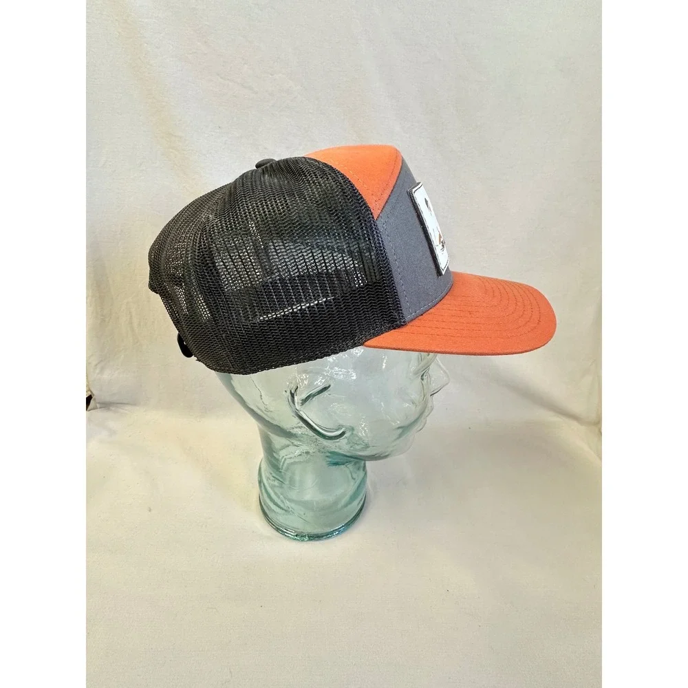 Richardson 168 Boundary Waters Prerolls Orange Grey Black Trucker Hat Mens OSFM